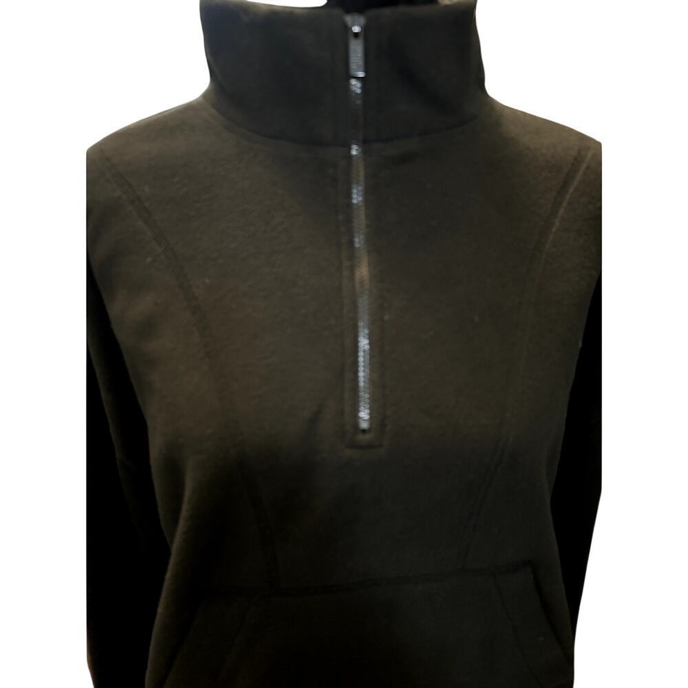 Victoria's Secret PINK Black Quarter Zip Pullover in Size M - Picture 4 of 11